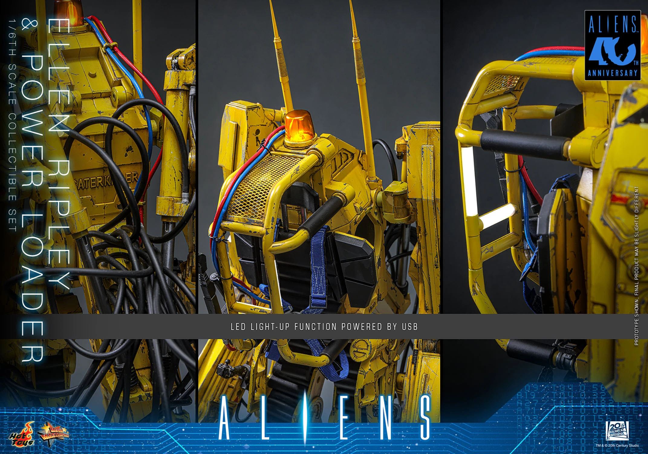 Aliens MMS923 Ellen Ripley & Power Loader 1/6th Scale Collectible Figure and Vehicle Accessory Gallery Image 20