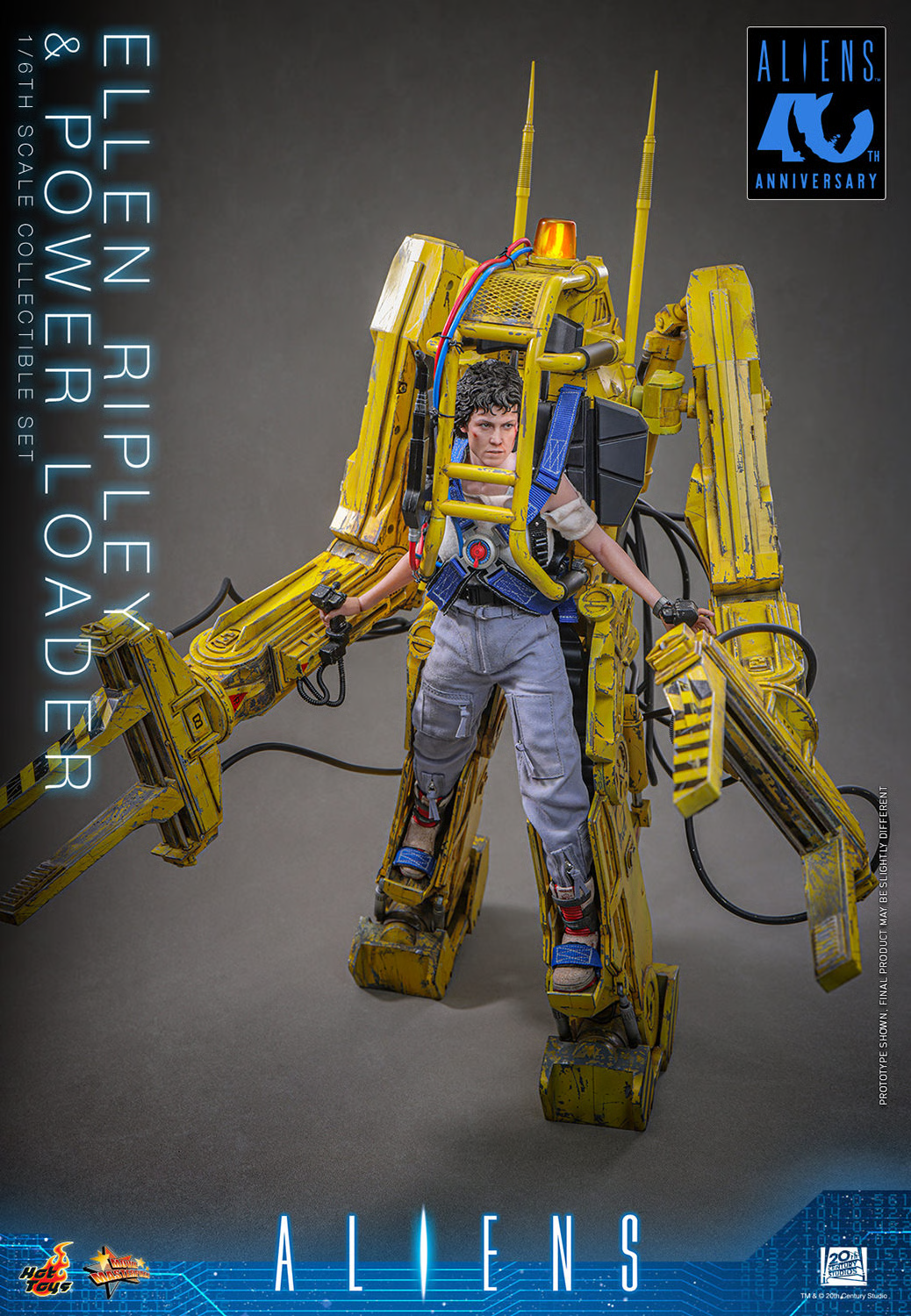 Aliens MMS923 Ellen Ripley & Power Loader 1/6th Scale Collectible Figure and Vehicle Accessory Gallery Image 14