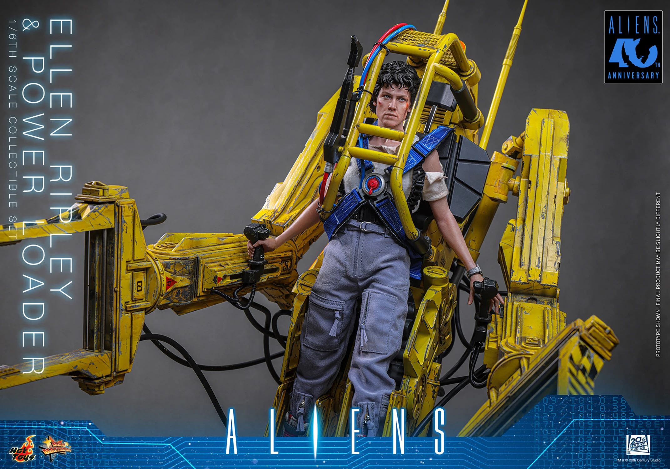 Aliens MMS923 Ellen Ripley & Power Loader 1/6th Scale Collectible Figure and Vehicle Accessory Gallery Image 8