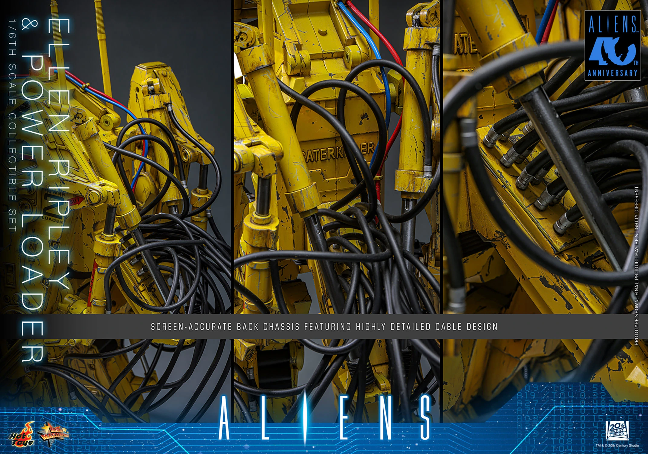 Aliens MMS923 Ellen Ripley & Power Loader 1/6th Scale Collectible Figure and Vehicle Accessory Gallery Image 23