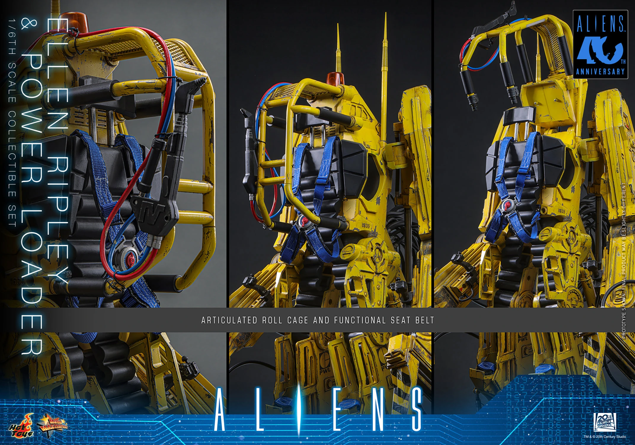 Aliens MMS923 Ellen Ripley & Power Loader 1/6th Scale Collectible Figure and Vehicle Accessory Gallery Image 21