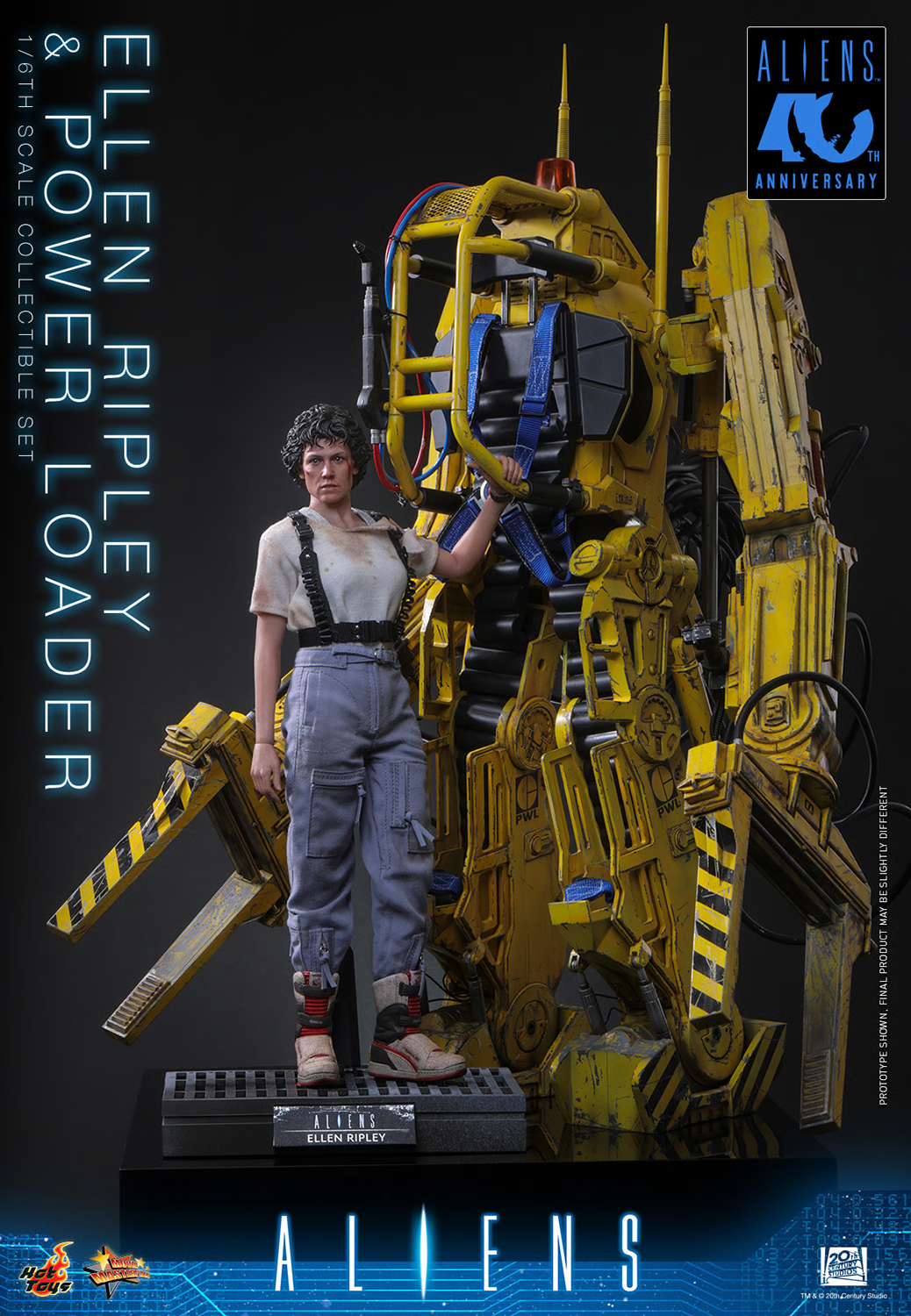 Aliens MMS923 Ellen Ripley & Power Loader 1/6th Scale Collectible Figure and Vehicle Accessory Gallery Image 15