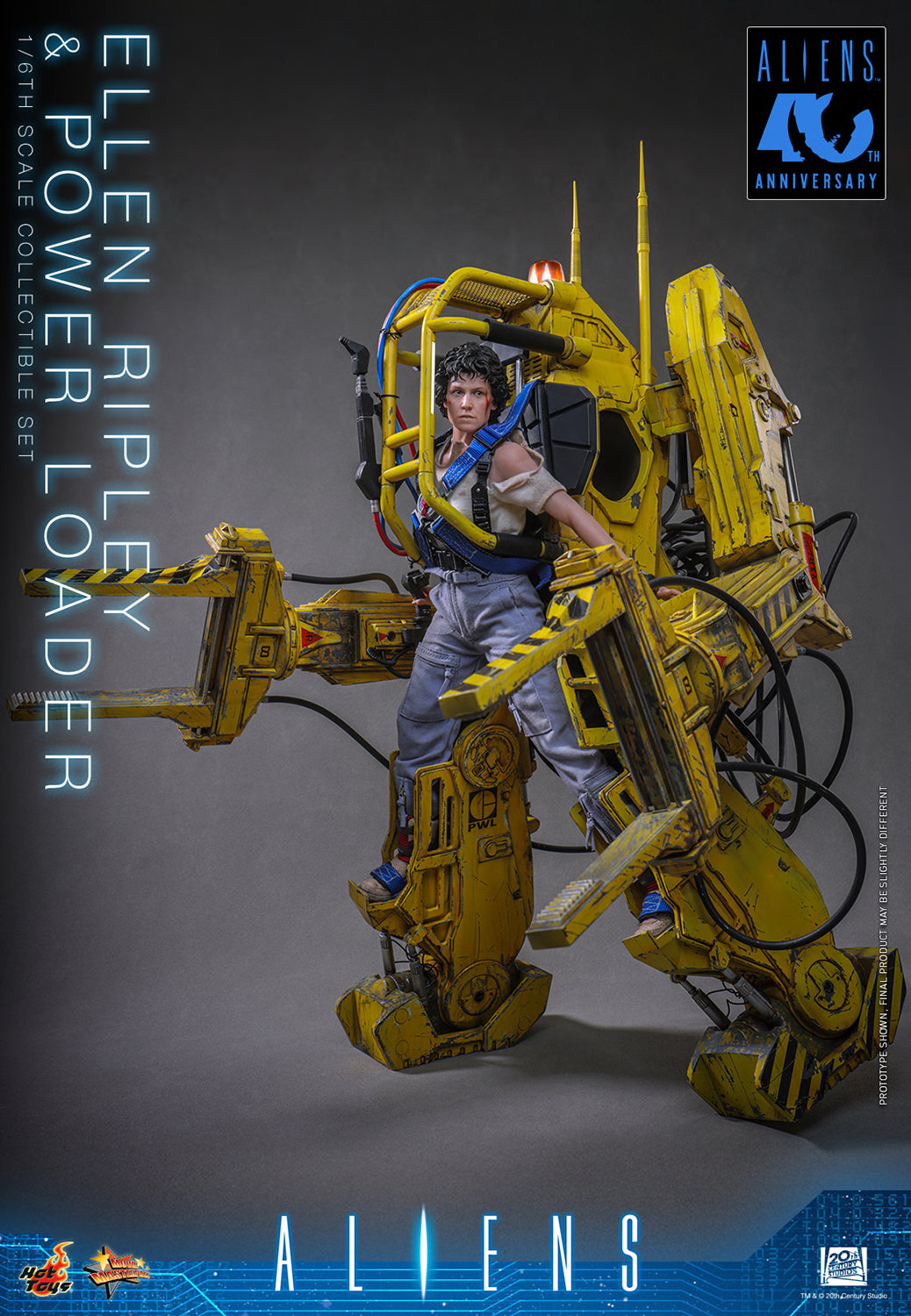 Aliens MMS923 Ellen Ripley & Power Loader 1/6th Scale Collectible Figure and Vehicle Accessory Gallery Image 11