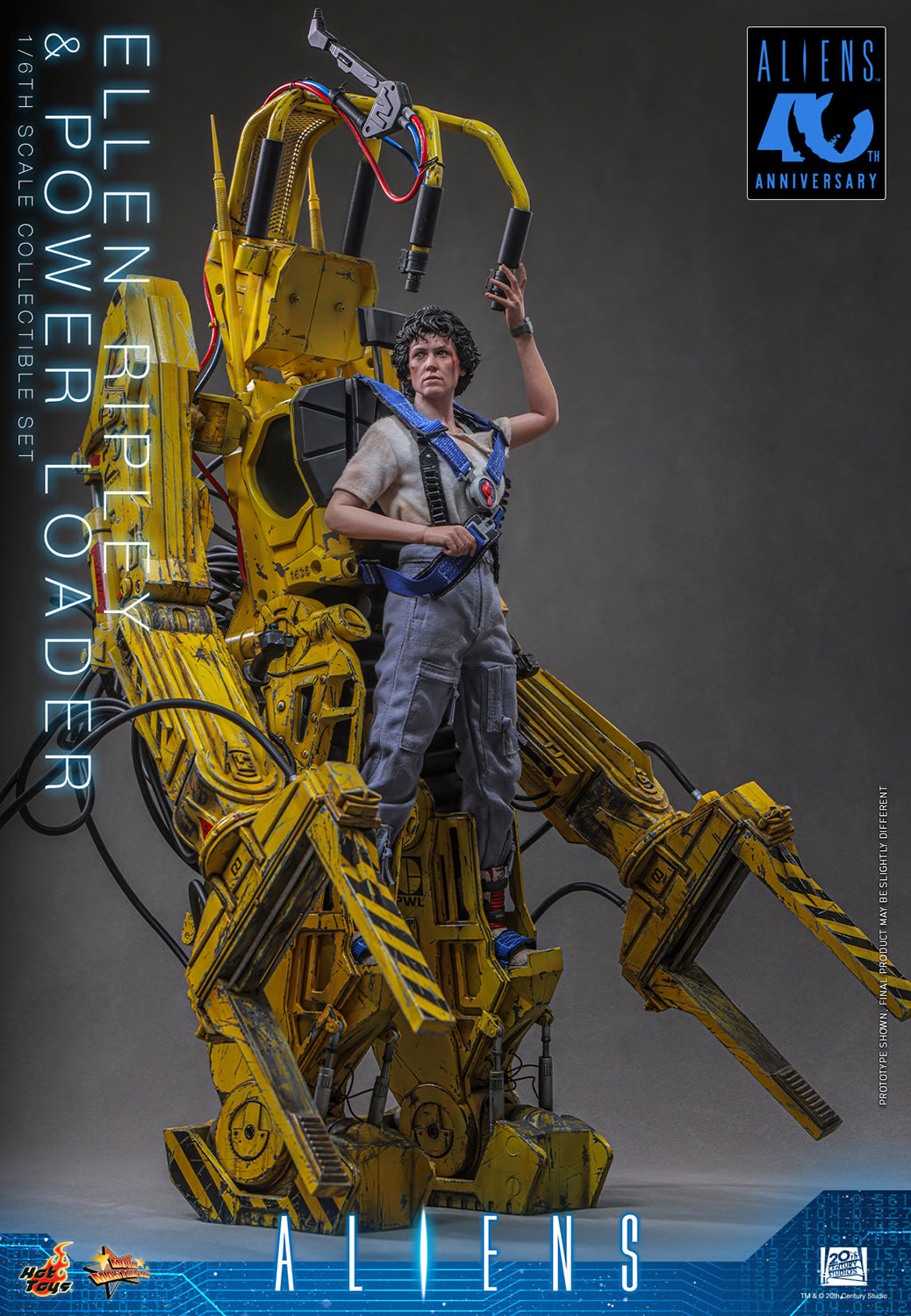 Aliens MMS923 Ellen Ripley & Power Loader 1/6th Scale Collectible Figure and Vehicle Accessory Gallery Image 12