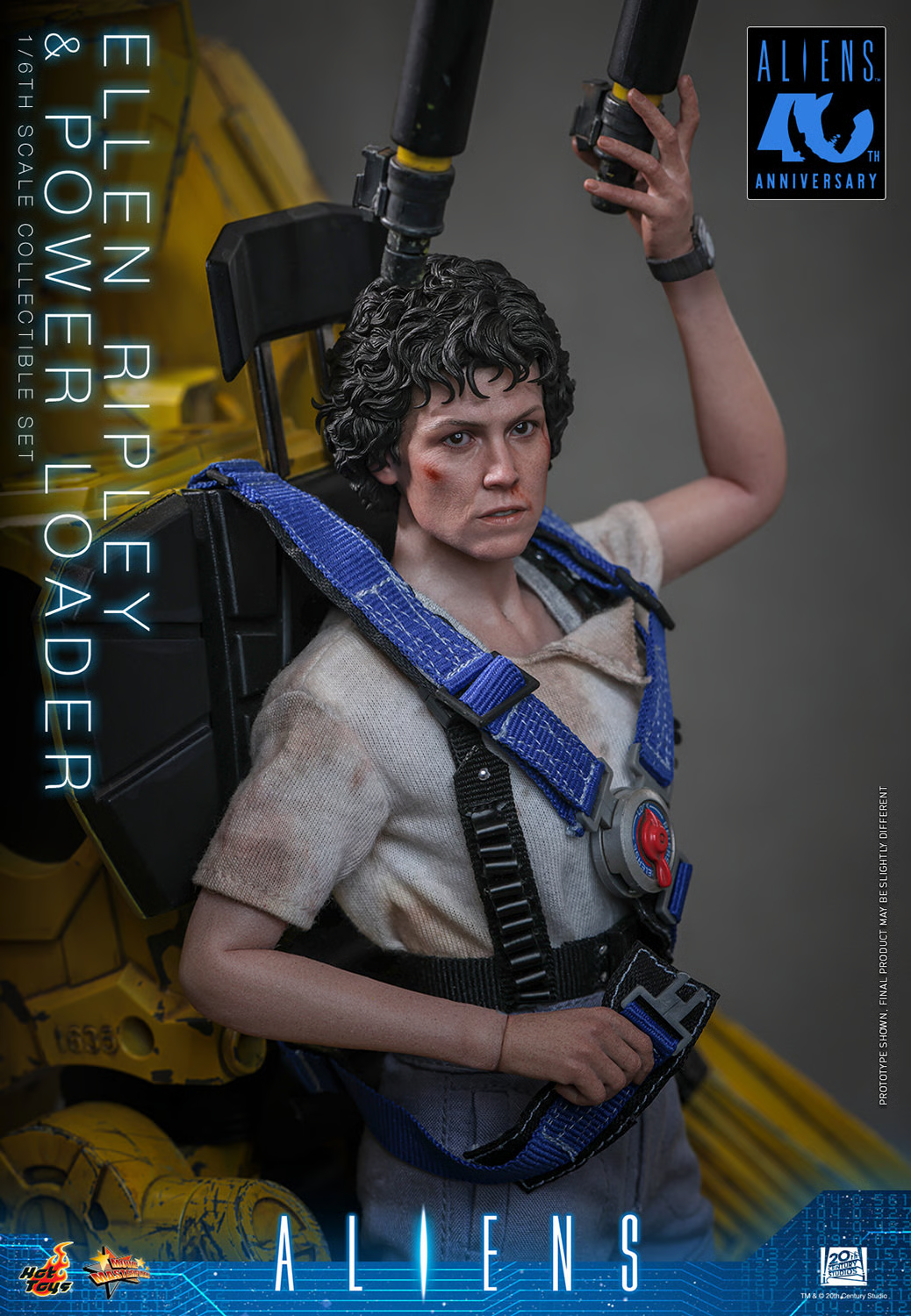 Aliens MMS923 Ellen Ripley & Power Loader 1/6th Scale Collectible Figure and Vehicle Accessory Gallery Image 6