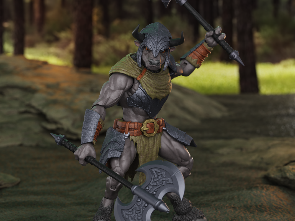 Hero H.A.C.K.S. Minos Auroxos: Labyrinthian Warrior 1/18 Scale