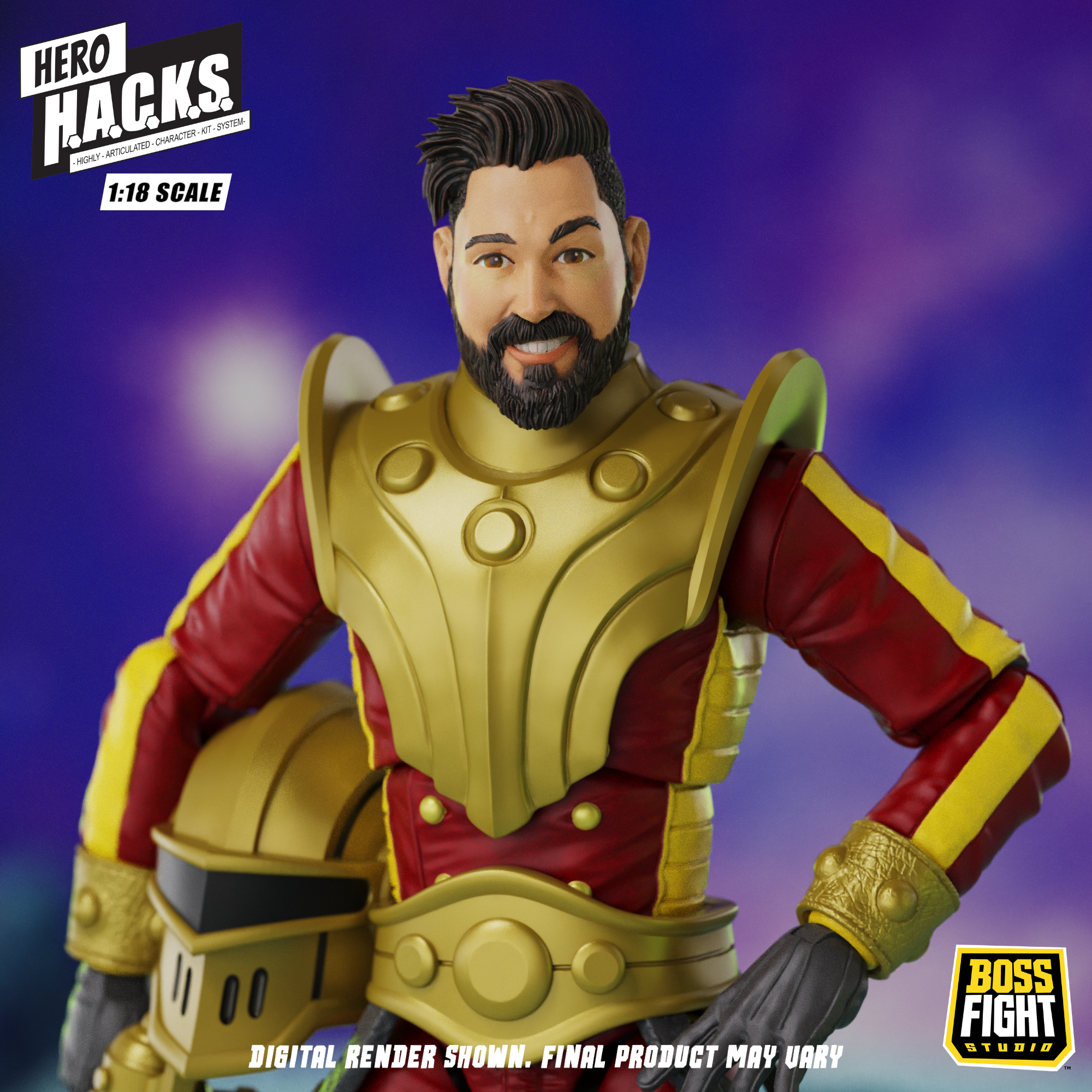 Hero H.A.C.K.S. Stellar Guard: Cosmic Defender of Accord 1/18