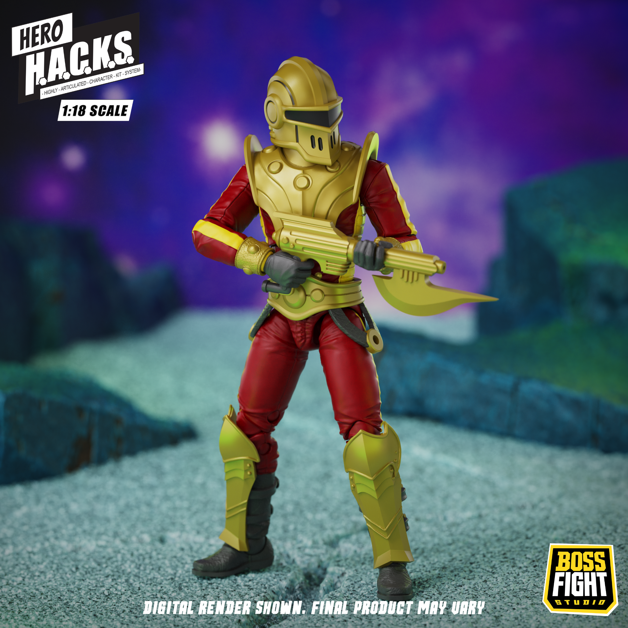 Hero H.A.C.K.S. Stellar Guard: Cosmic Defender of Accord 1/18