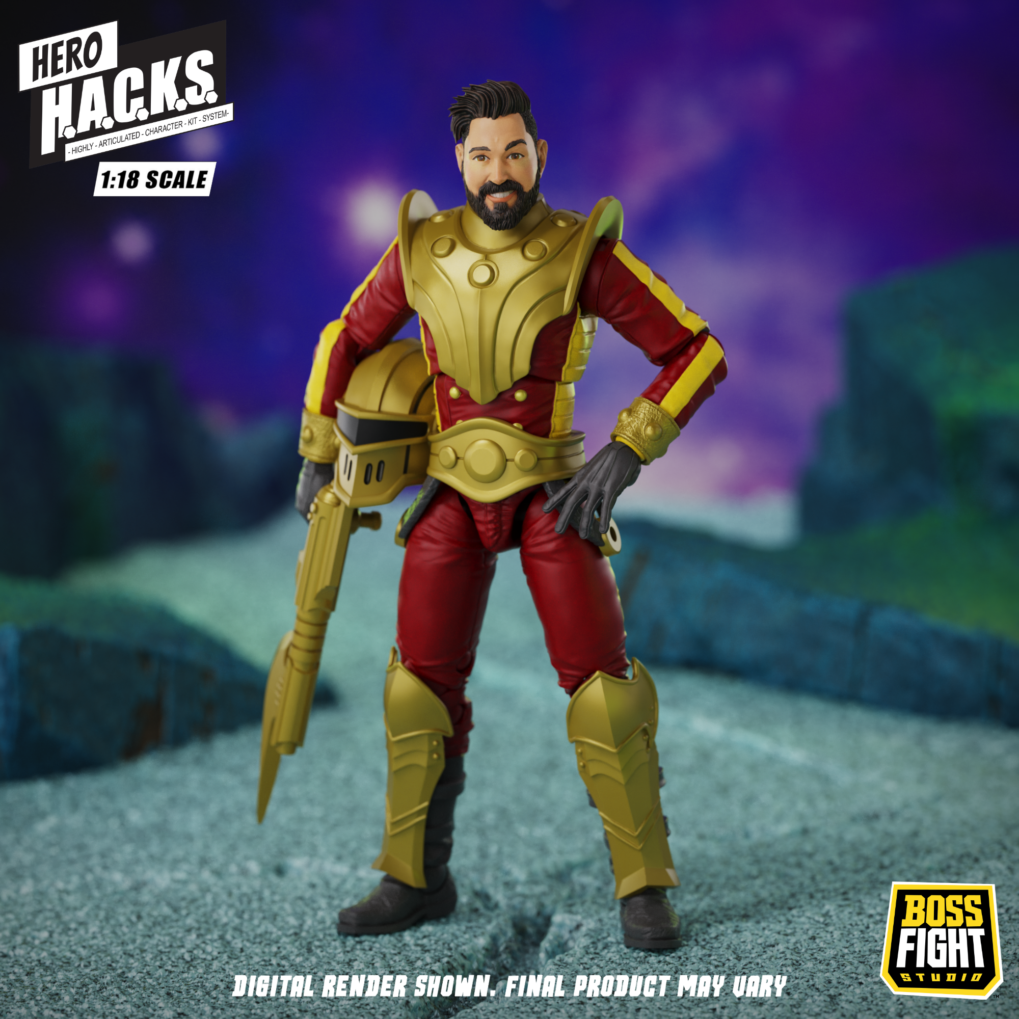 Hero H.A.C.K.S. Stellar Guard: Cosmic Defender of Accord 1/18