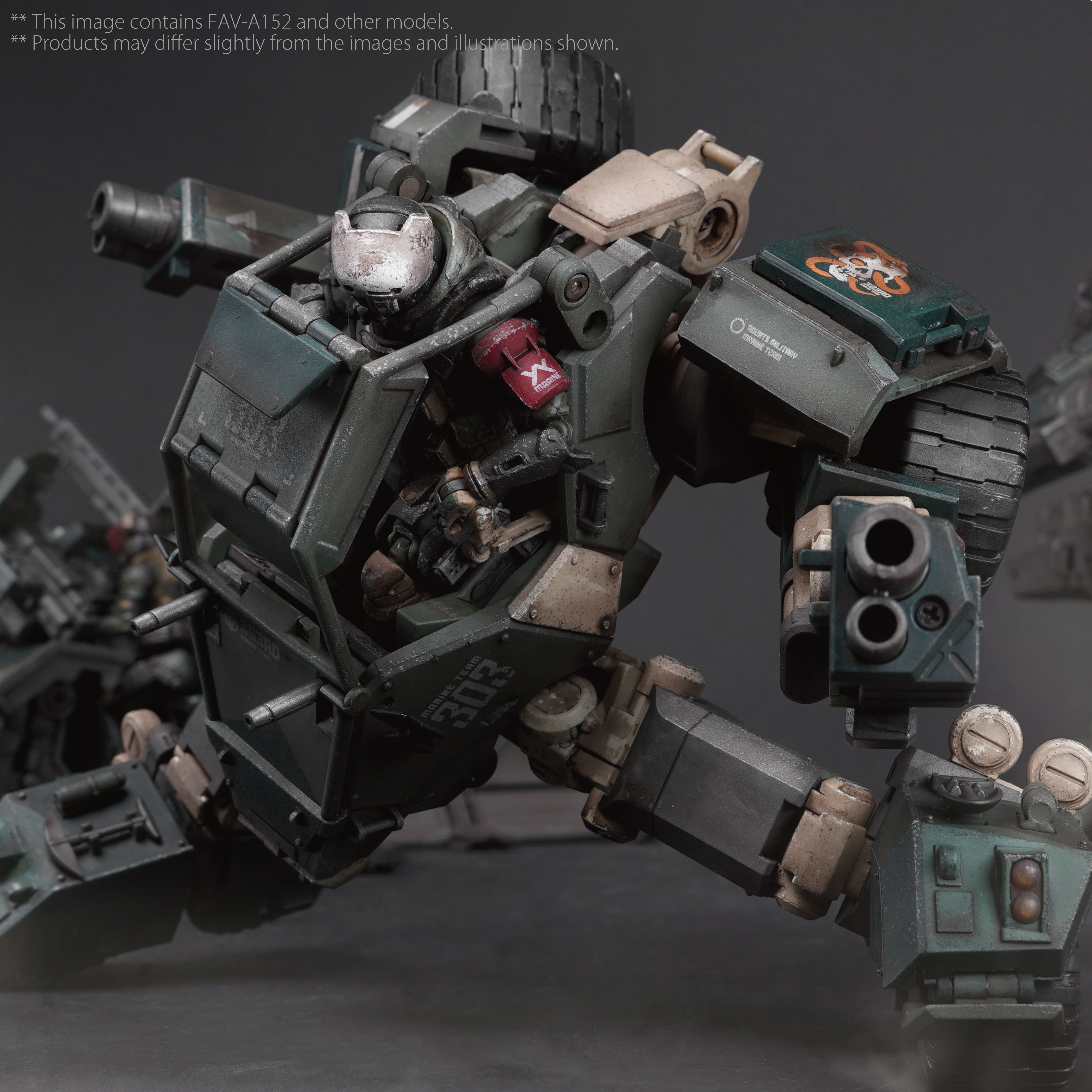 Acid Rain FAV-A152 Marine Mist Raider 1/18 Scale Action Figure
