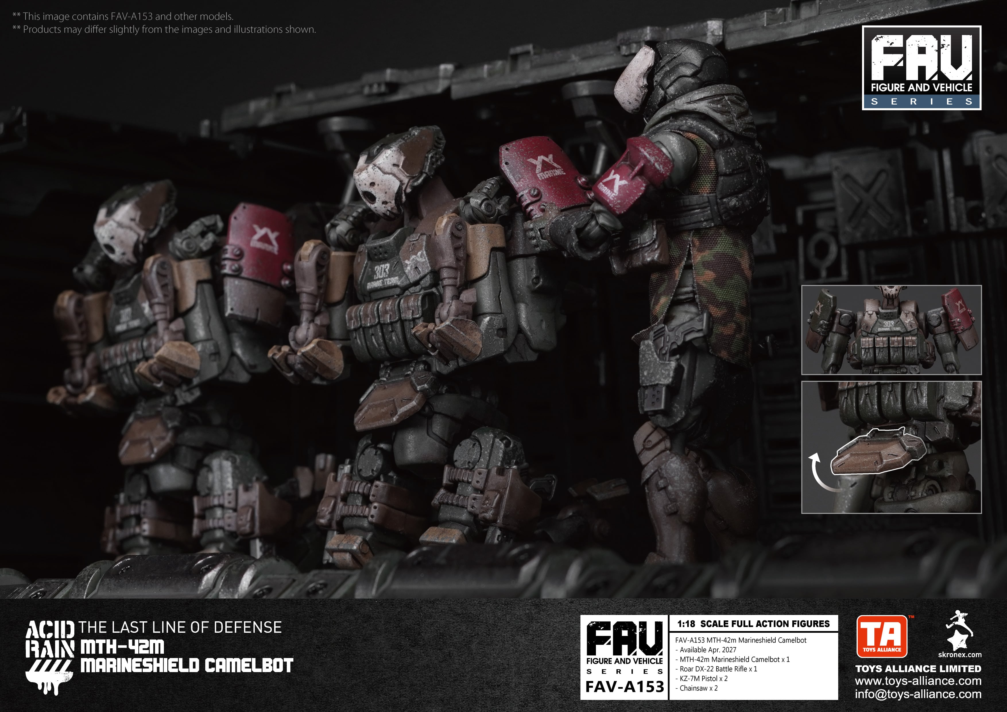 Acid Rain FAV-A153 MTH-42m Marineshield Camelbot 1/18 Scale Action