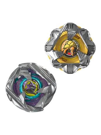 Beyblade X Calibur Samurai 6-70M & Obsidian Shell 3-85S Dual Pack