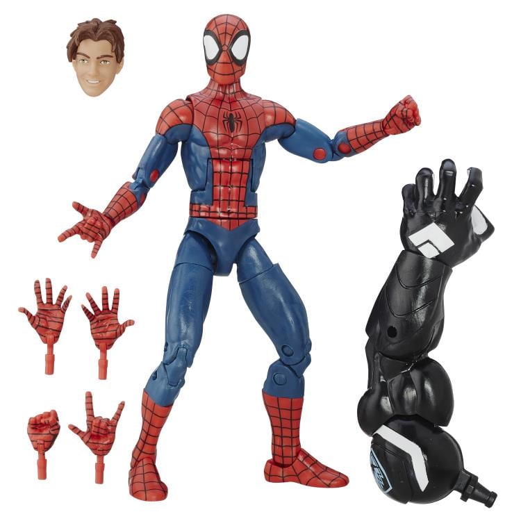 Spider-Man Marvel Legends Ultimate Spider-Man Peter Parker (Space Venom BAF) Gallery Image 3
