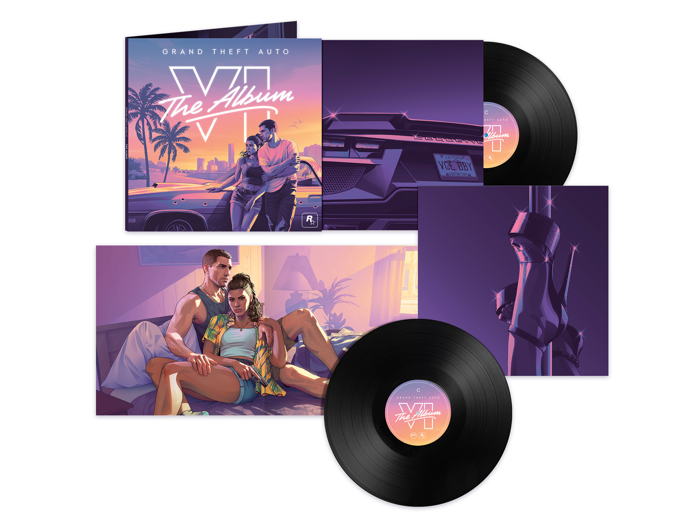 Grand Theft Auto VI: The Album Vinyl 2XLP (Black Vinyl Ver.)