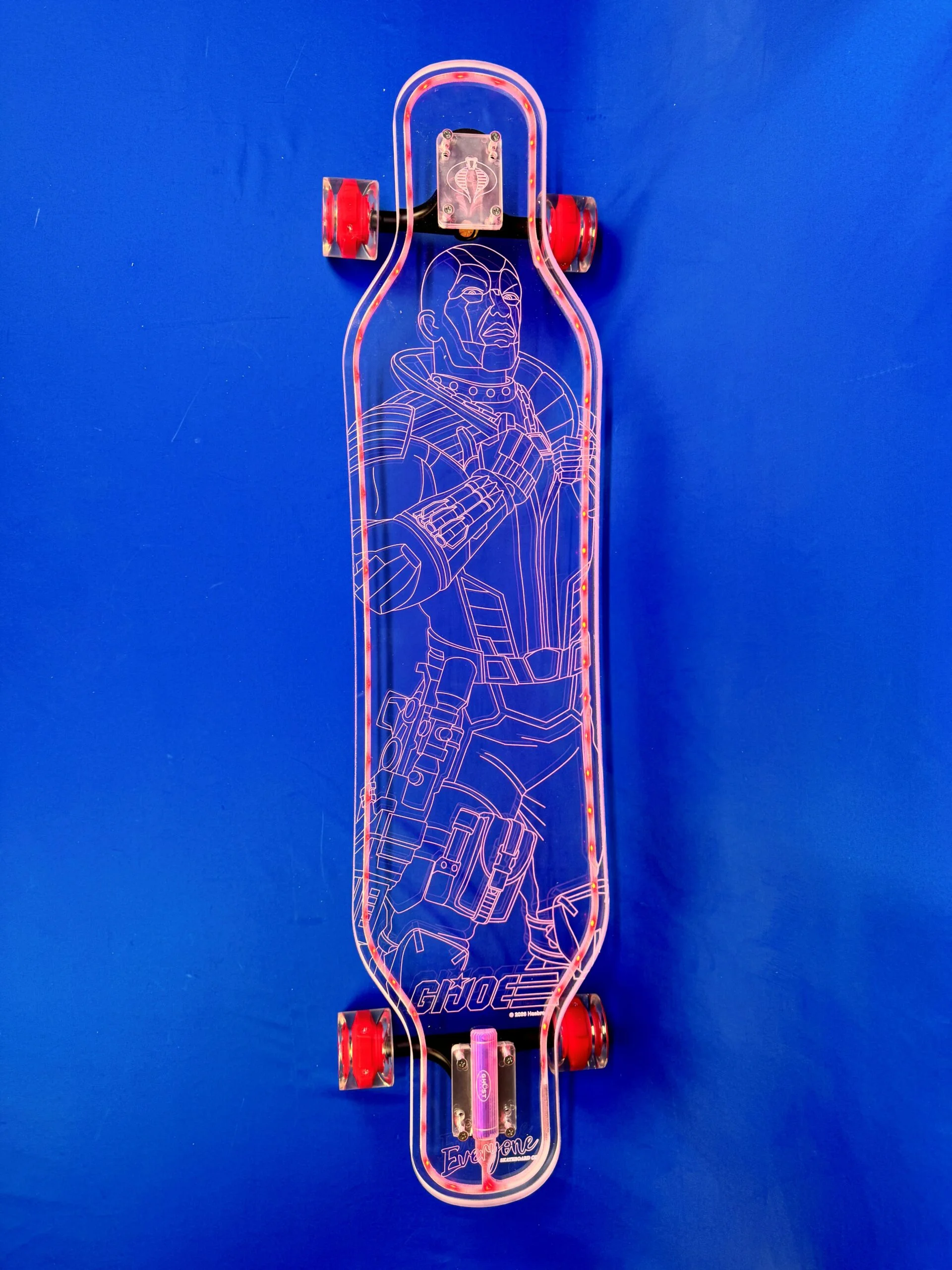 G.I. Joe Destro Limited Edition LED Longboard