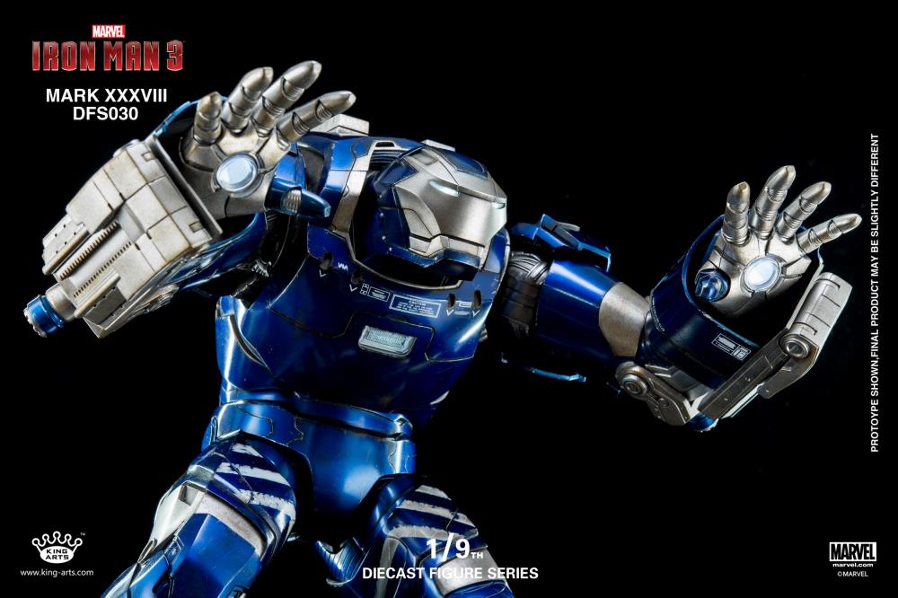 Iron Man 3: 1/9 Scale Iron Man Mark XXXVIII Igor Armor Figure Gallery Image 8