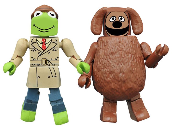 The Muppets Minimates Series 2 Reporter Kermit & Rowlf Gallery Image 1