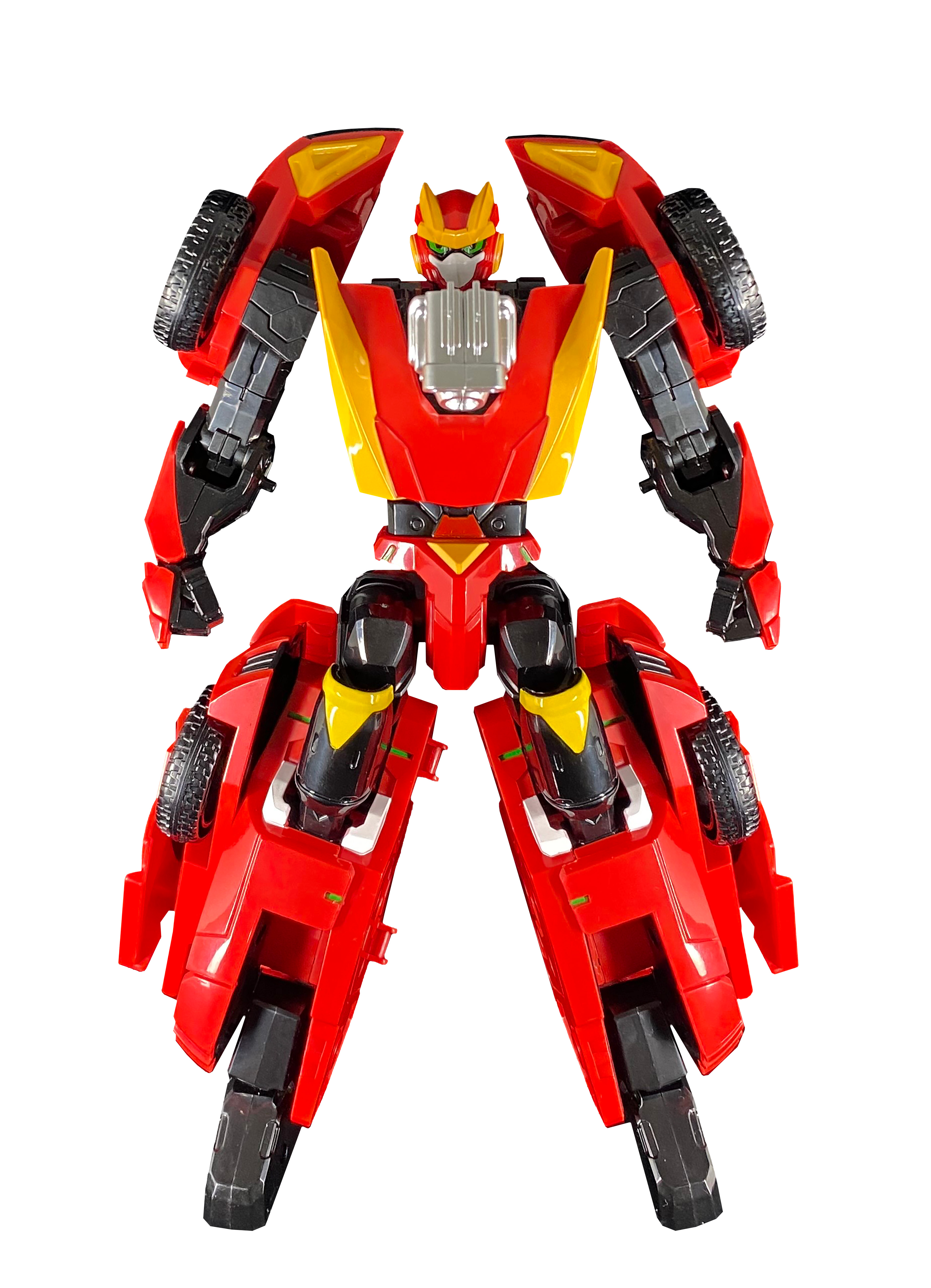 Metal Cardbot Red Blitz Action Figure