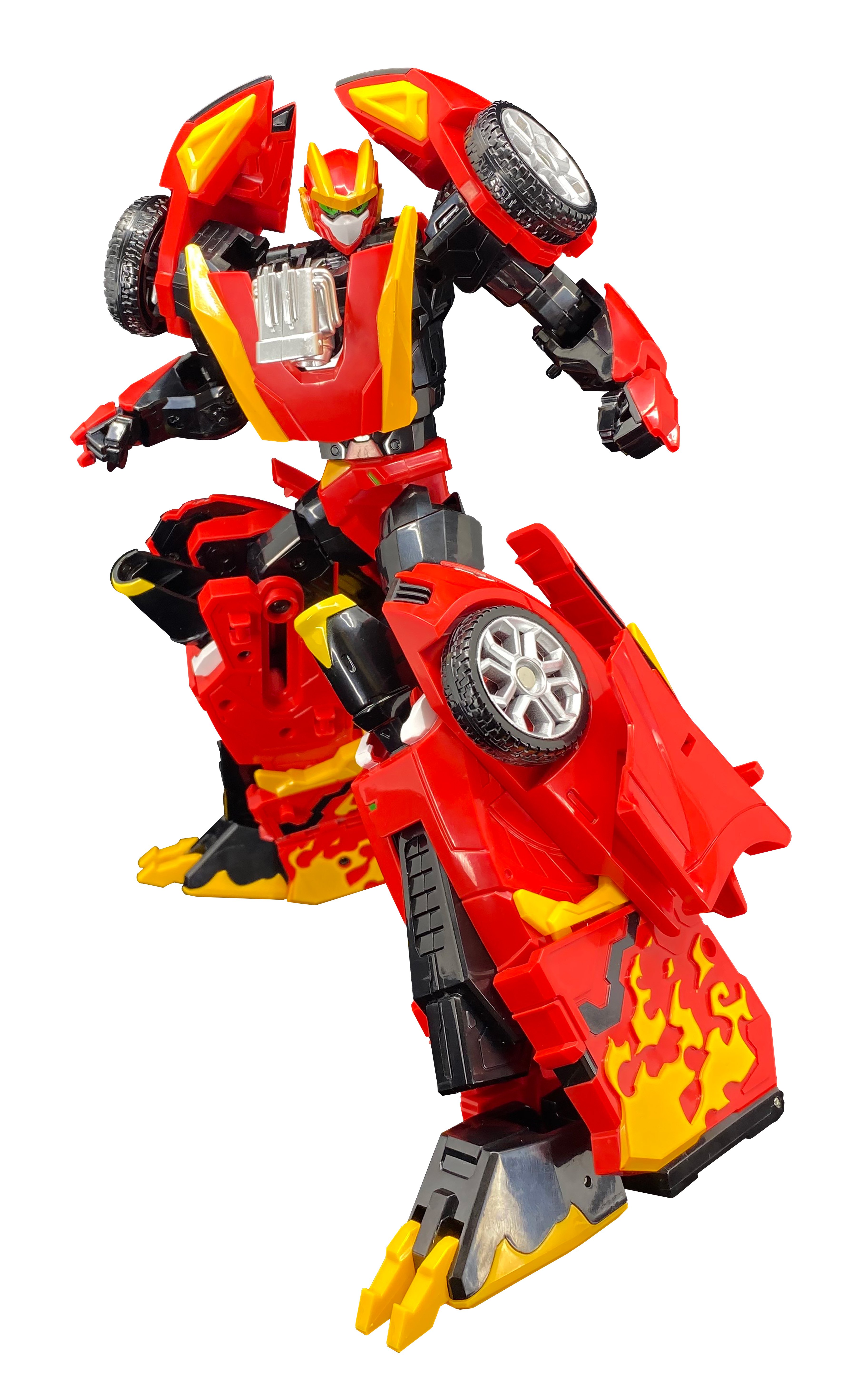 Metal Cardbot Red Blitz Action Figure