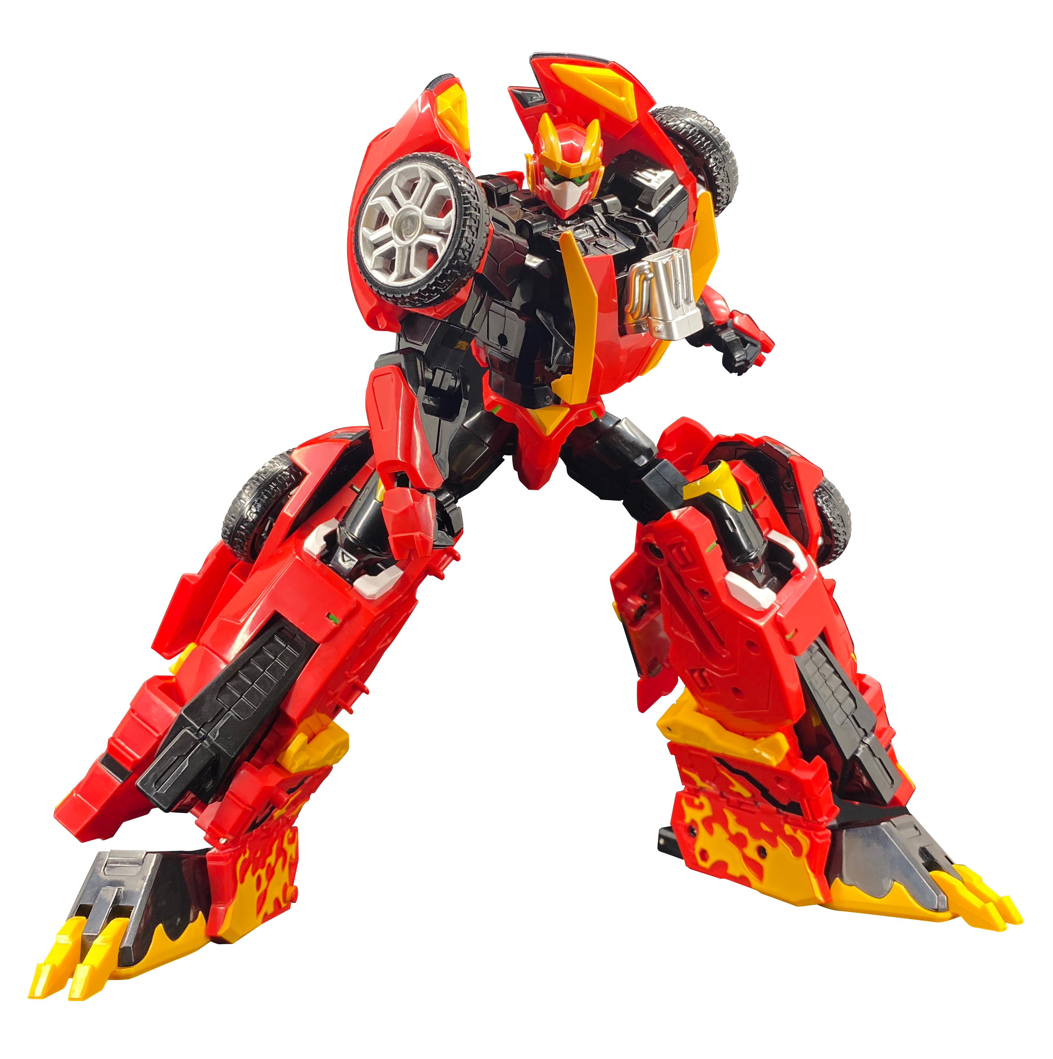 Metal Cardbot Red Blitz Action Figure