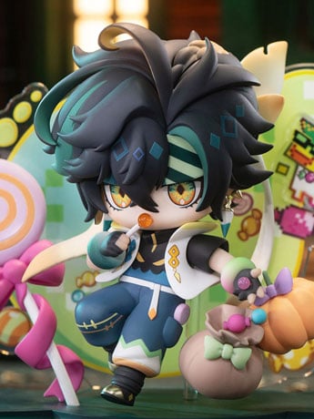 Genshin Impact Twilight Whimsy Kinich Chibi Figure (With Bonus)