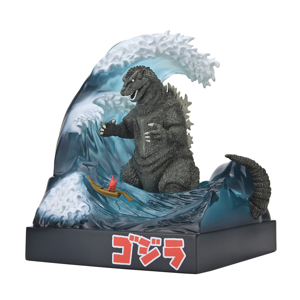 Godzilla in Wave with Dunny 8