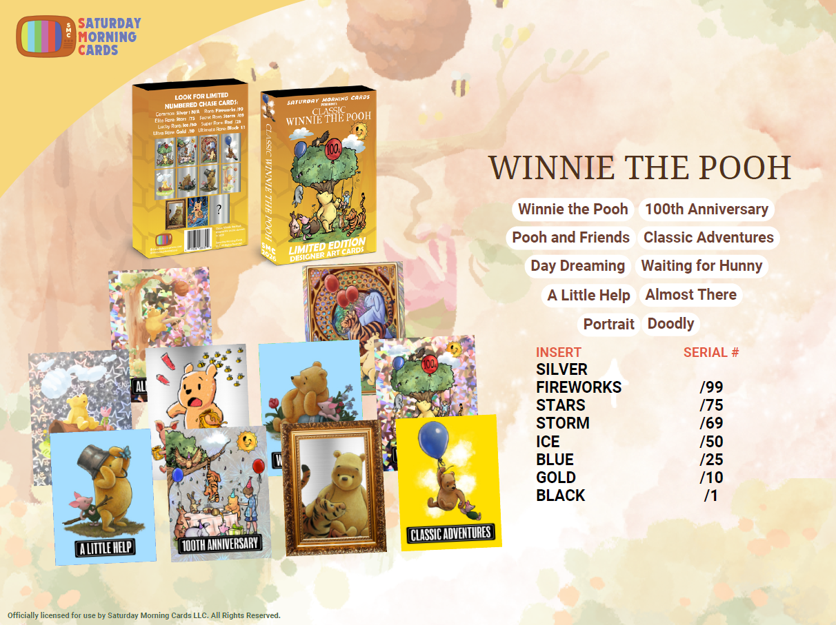 Winnie The Pooh Single Card Limited Edition Collectible