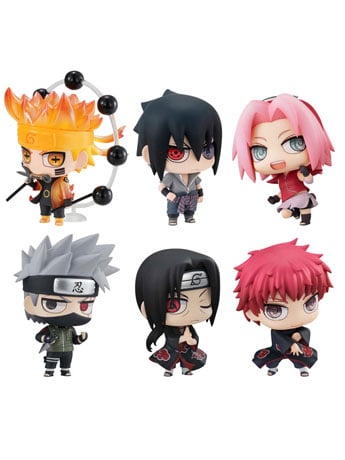Naruto: Shippuden Chimi-Mega Mascot Collection 1 Box of 6 Random Figures