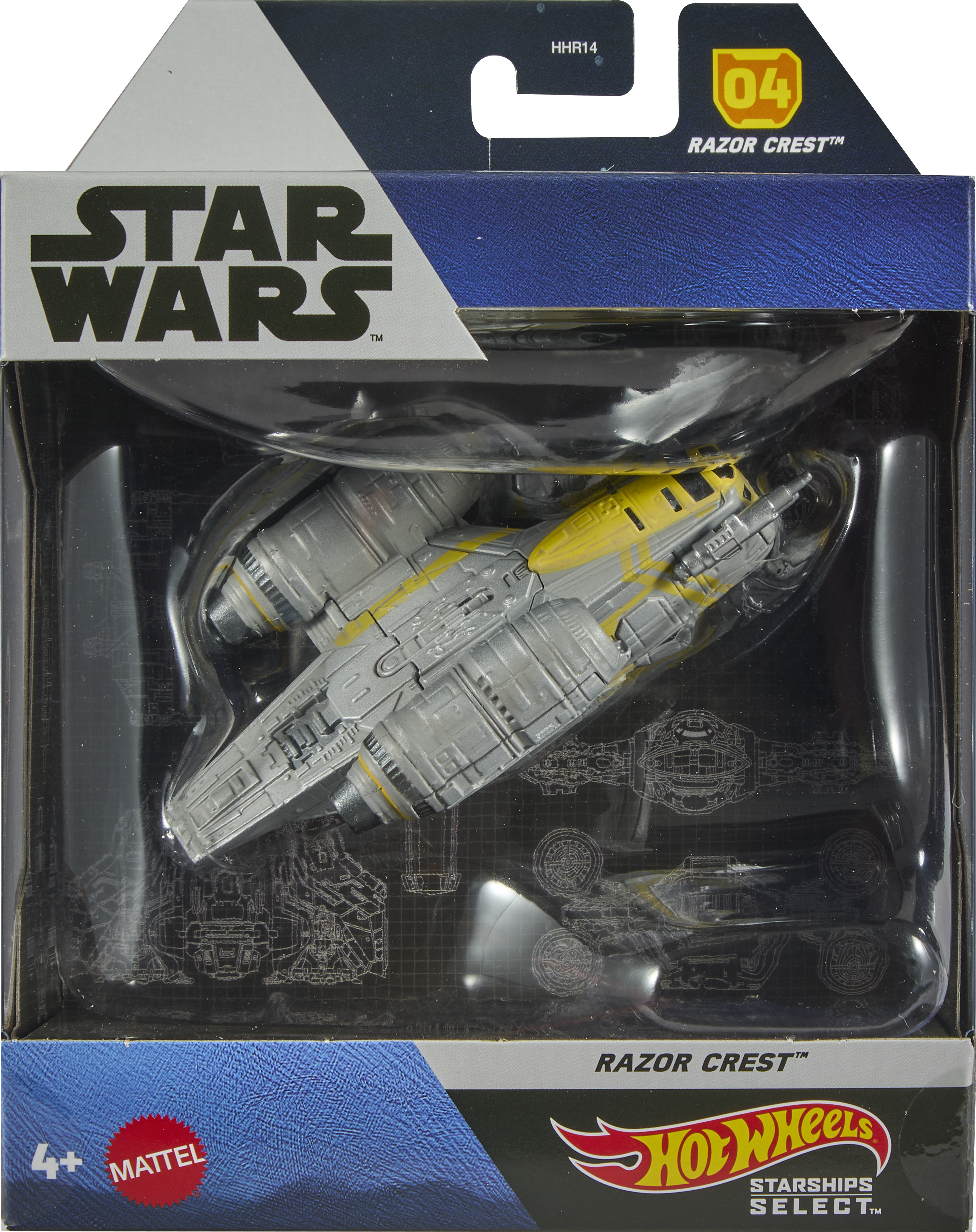 Star Wars Hot Wheels Starships Select Mix 2 Set of 4 Starships