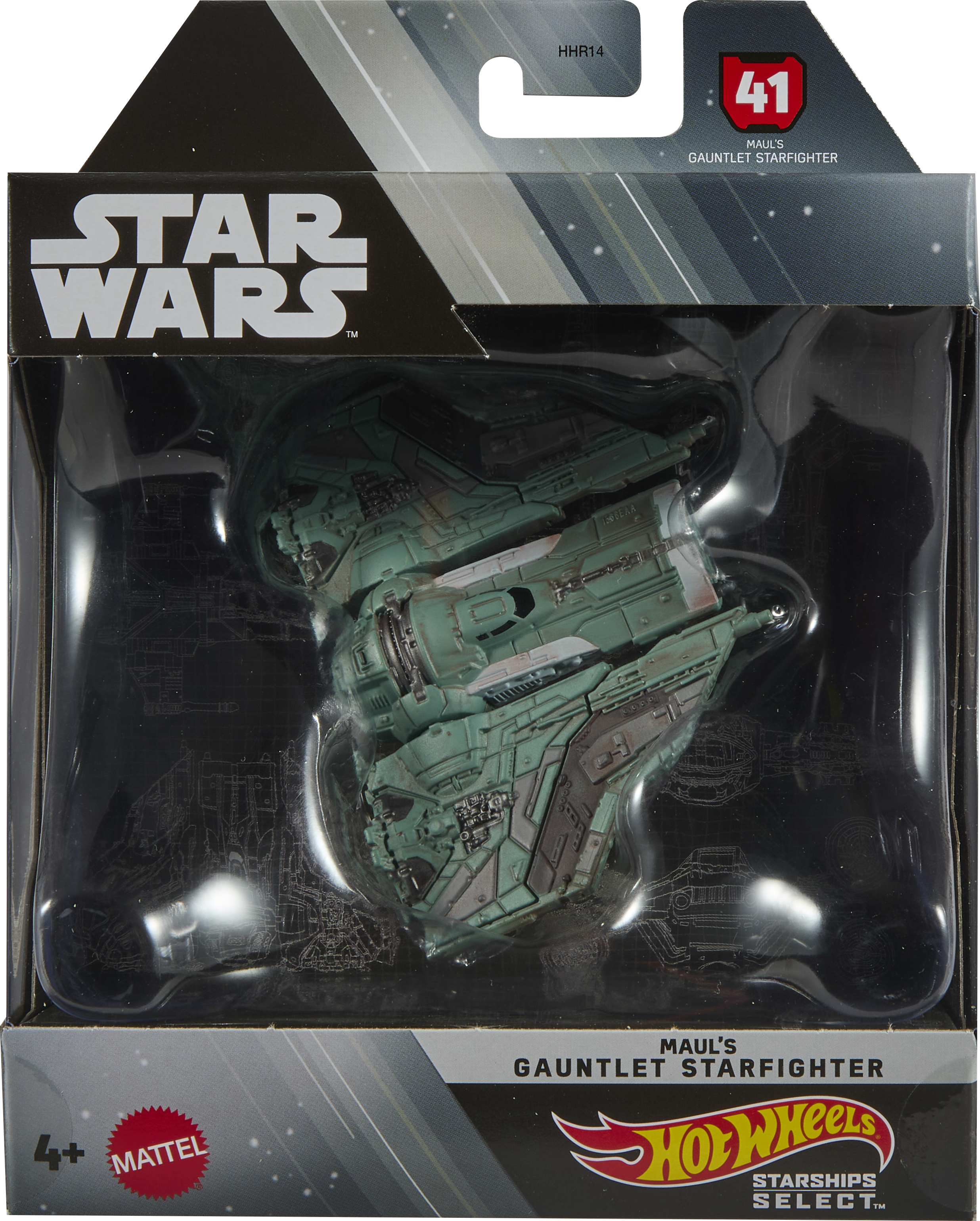 Star Wars Hot Wheels Starships Select Mix 2 Set of 4 Starships