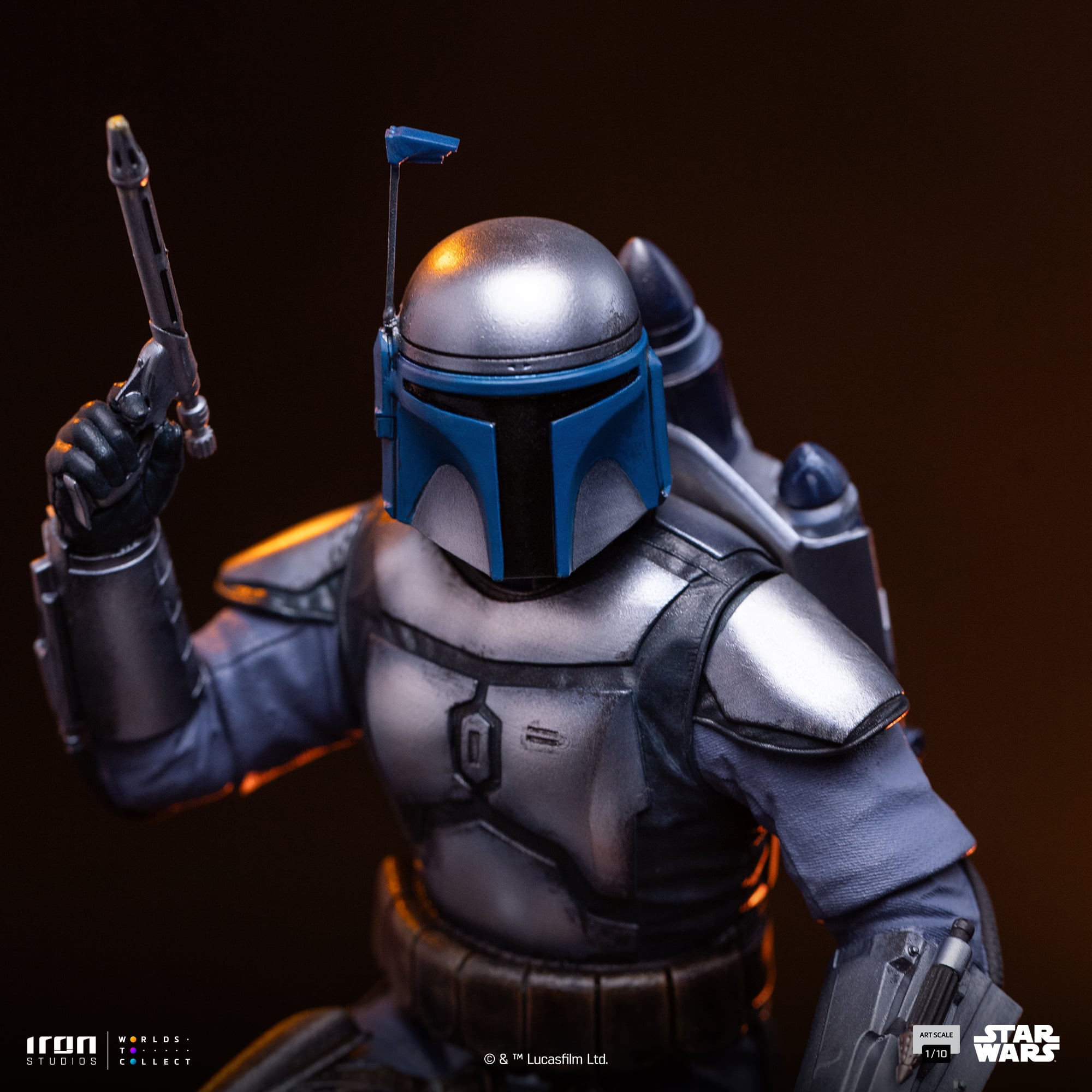スターウォーズ　Jango Fett フィギュア Star Wars: Attack of the Clones Jango Fett 1/10 Art Scale Statue