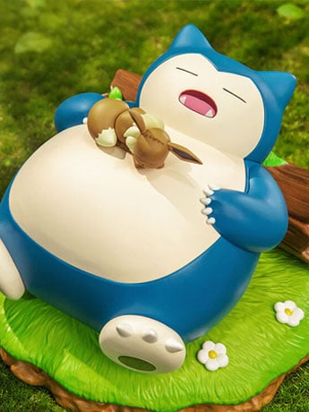 Pokemon Partner Series Snorlax and Eevee Figure