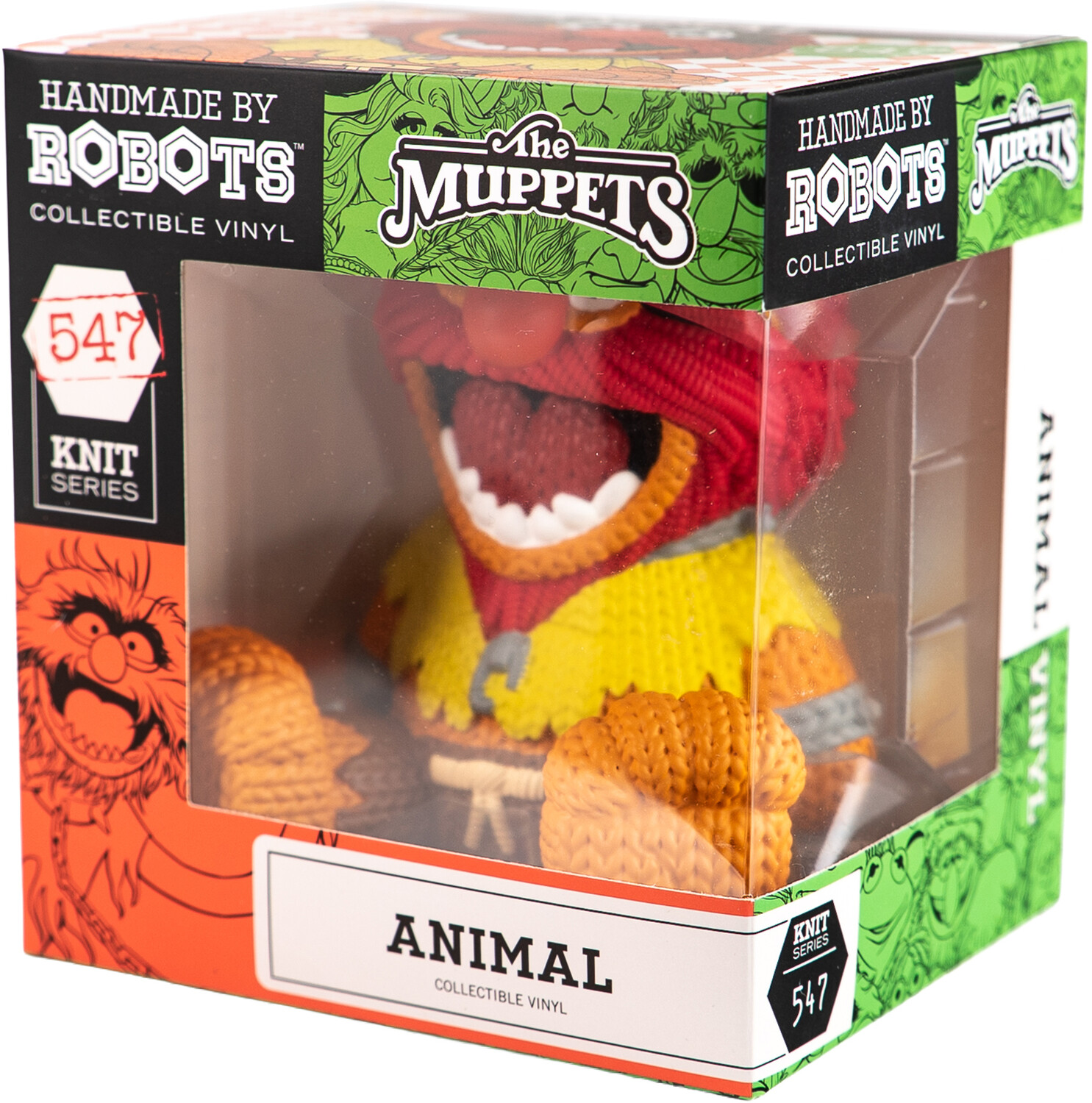The MUPPET SHOW ぬいぐるみ7体セット (箱付き) The Muppets Handmade By Robots #547 Animal Figure