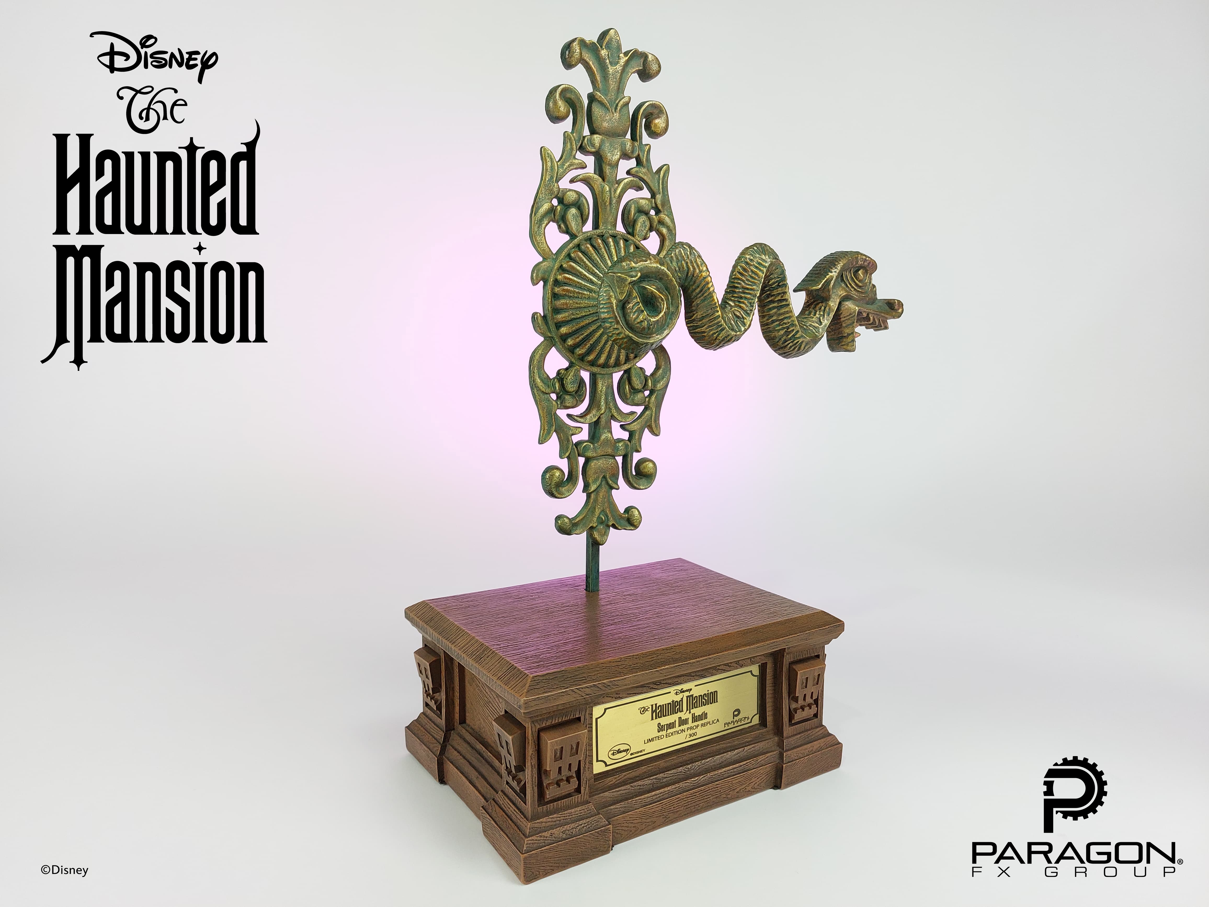 The Haunted Mansion Serpent Door Handle Limited Edition Replica