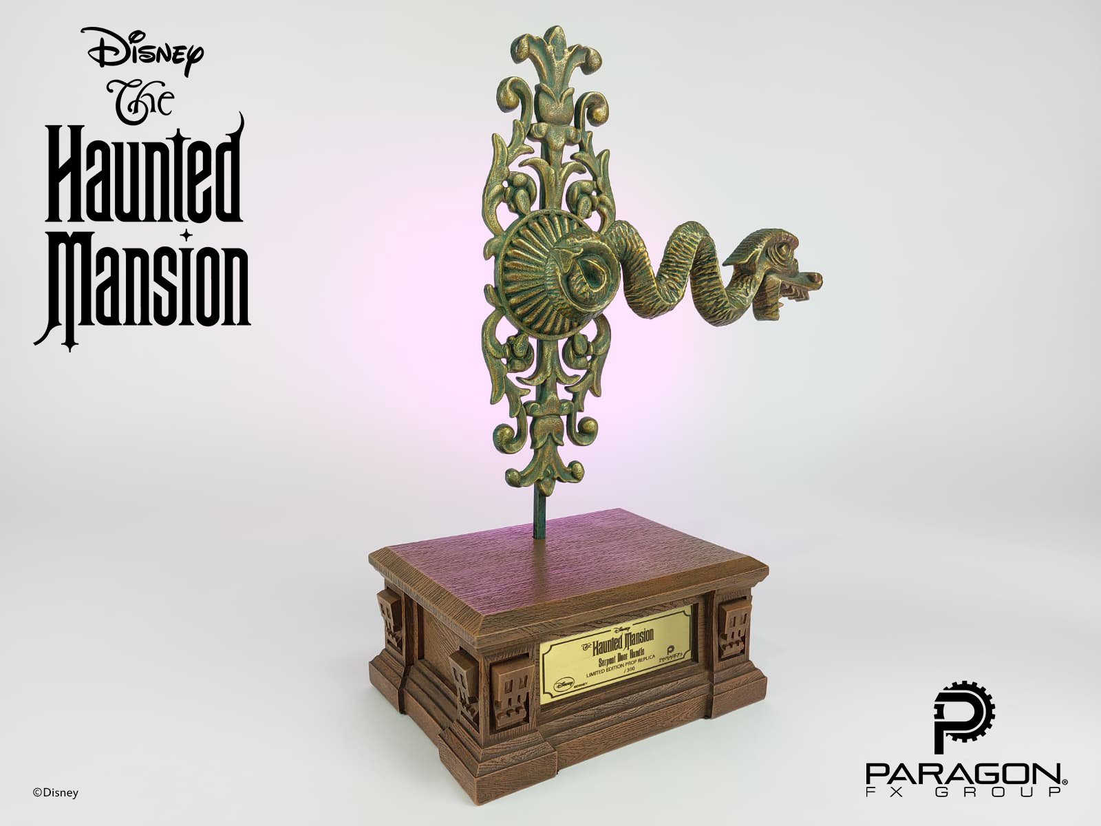 The Haunted Mansion Serpent Door Handle Limited Edition Replica