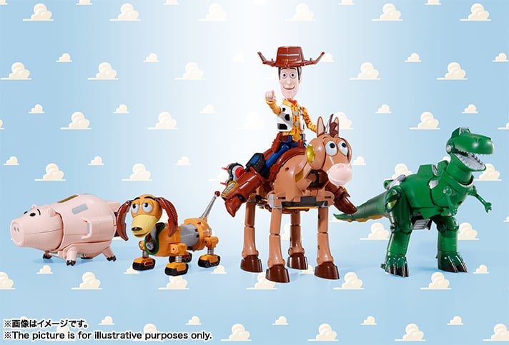 Toy Story Chogokin Combination Woody Robo Sheriff Star Gallery Image 6