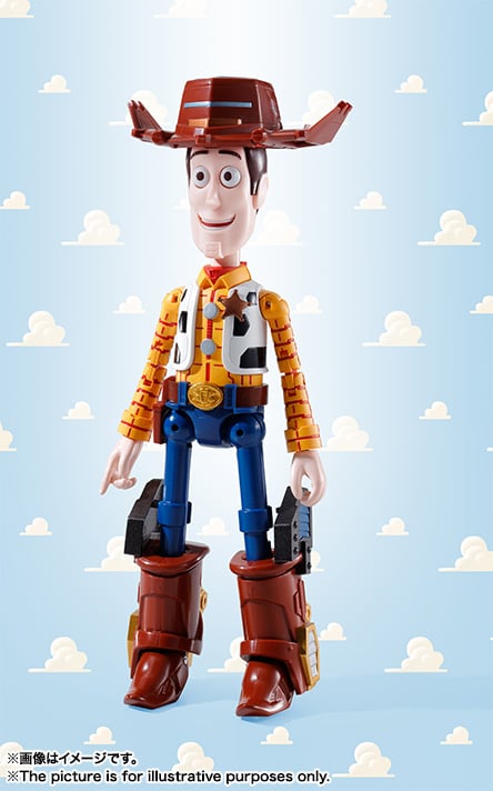 Toy Story Chogokin Combination Woody Robo Sheriff Star Gallery Image 7