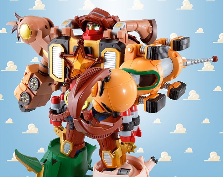 Toy Story Chogokin Combination Woody Robo Sheriff Star Gallery Image 5