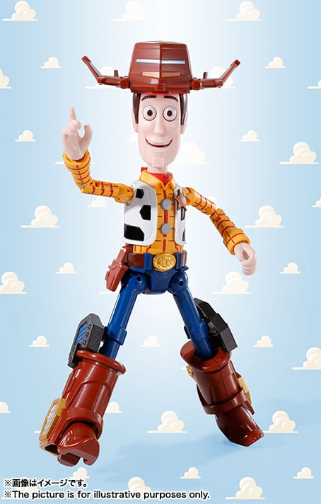 Toy Story Chogokin Combination Woody Robo Sheriff Star Gallery Image 9