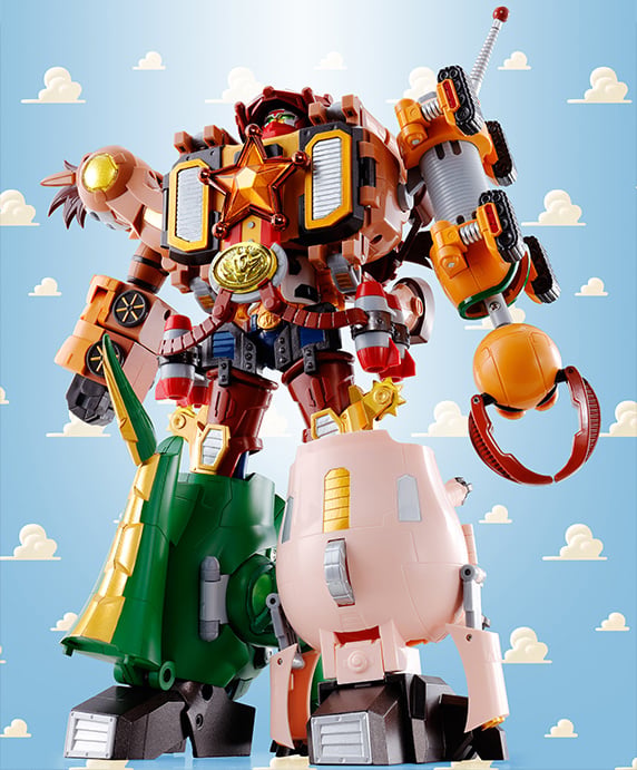 Toy Story Chogokin Combination Woody Robo Sheriff Star Gallery Image 3