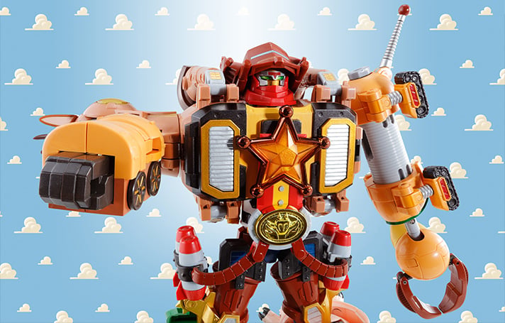 Toy Story Chogokin Combination Woody Robo Sheriff Star Gallery Image 4