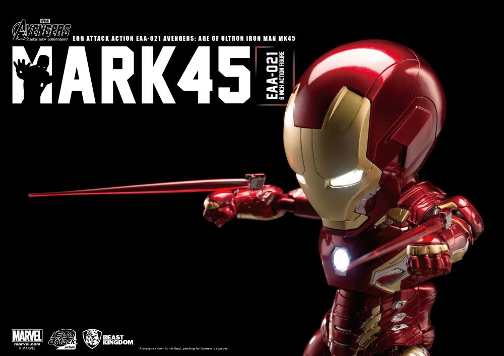 Avengers: Age of Ultron Egg Attack Action EAA-021 Iron Man Mark XLV Gallery Image 6