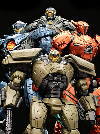Pacific Rim: Uprising Vol. 2 Set of 4 Model Kits (With Bonus)