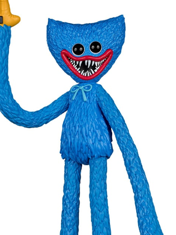 Poppy Playtime Huggy Wuggy (Smile) 12-Inch Bendy Posable Figure