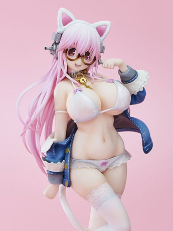 Nitroplus Super Sonico (White Cat Ver.) Figure (3rd Reissue)