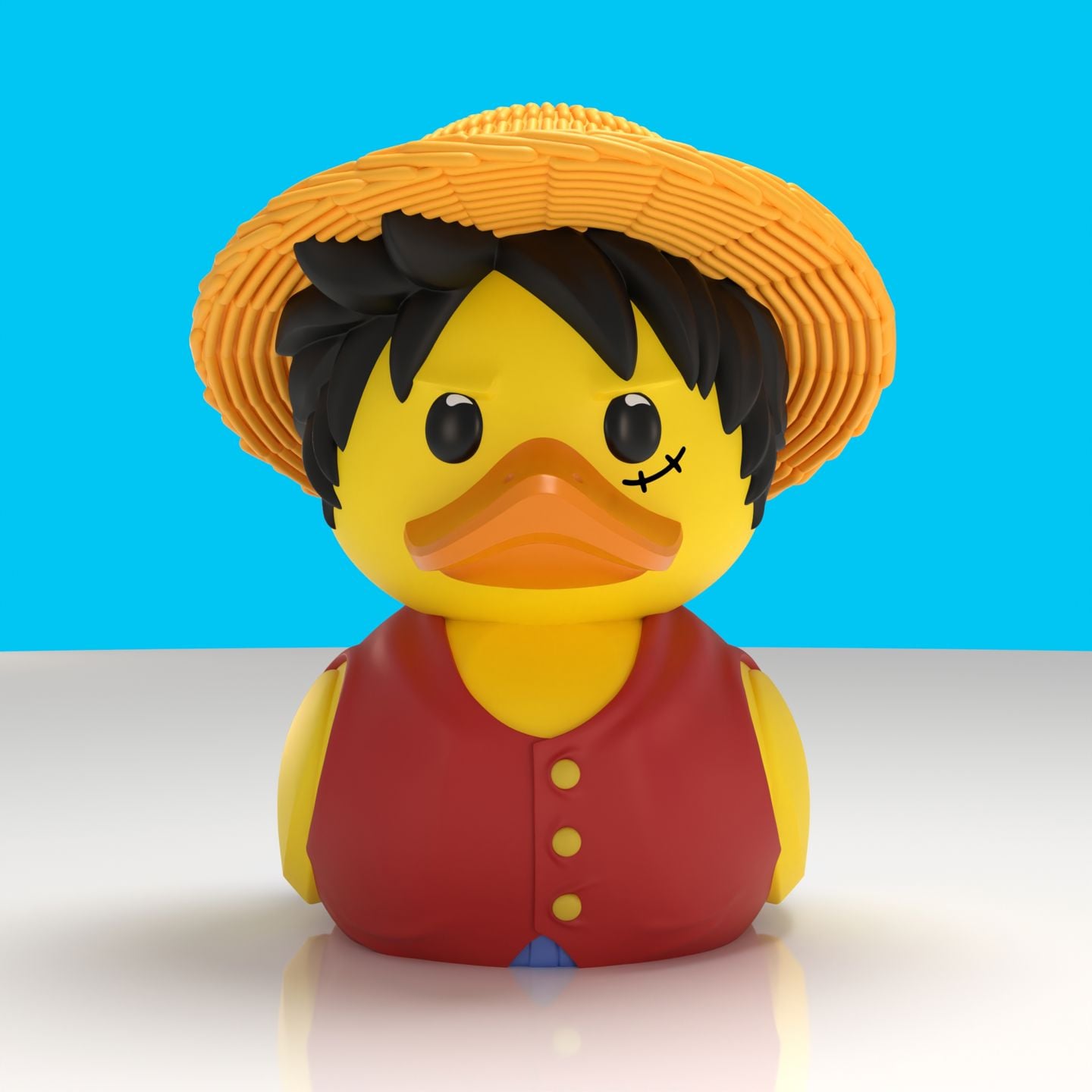 One Piece Mini TUBBZ Monkey D. Luffy Cosplaying Duck