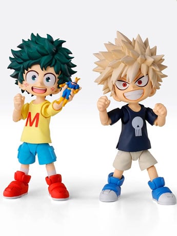 My Hero Academia S.H.Figuarts Izuku Midoriya & Katsuki Bakugo (Childhood Set) Action Figure Set