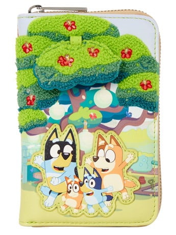 Bluey Backyard Zip-Around Wallet