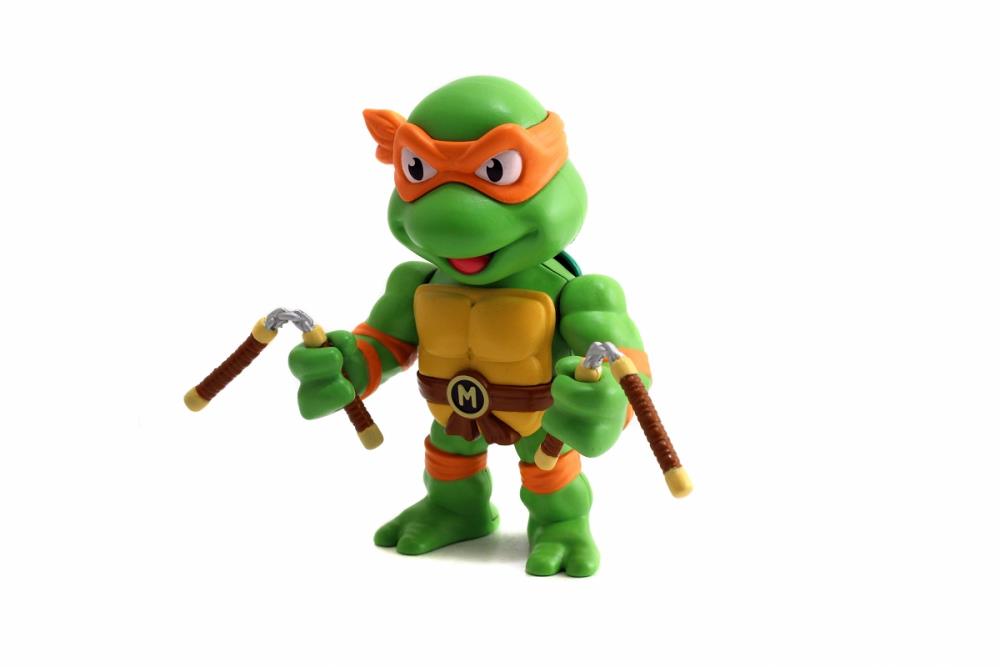 Teenage Mutant Ninja Turtles Metals Die Cast 4" Donatello & Michelangelo Figure Two Pack Gallery Image 7