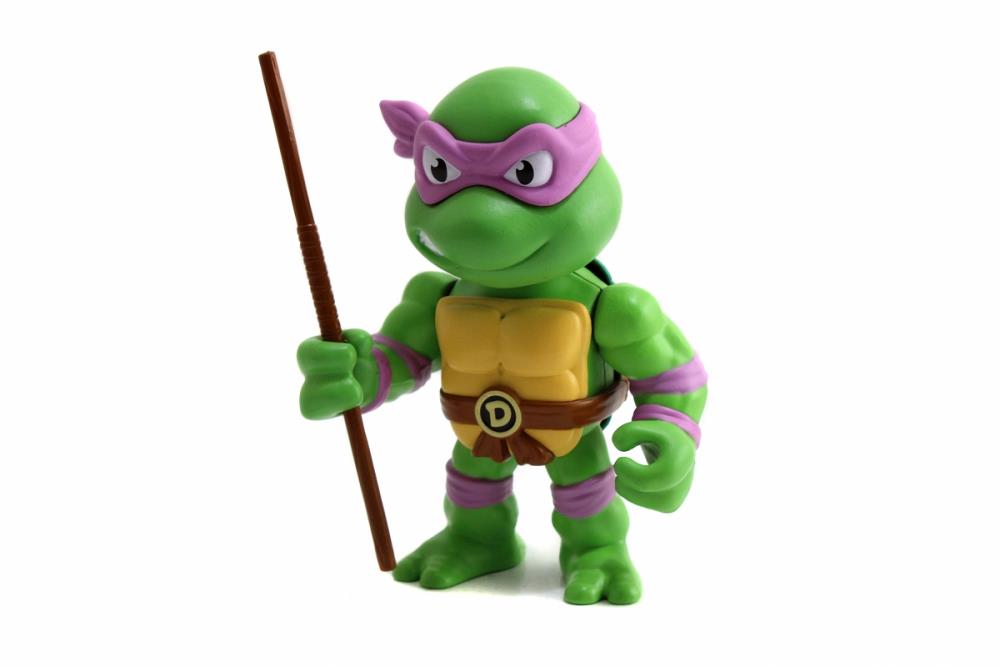 Teenage Mutant Ninja Turtles Metals Die Cast 4" Donatello & Michelangelo Figure Two Pack Gallery Image 4